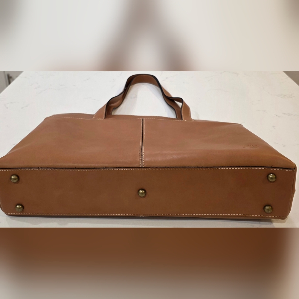 Patricia Nash 100% Leather Bag Hazelnut - Picture 11 of 16